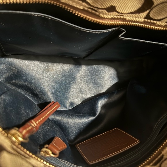 Coach Holiday Patchwork Galley Tote - Picture 7 of 12